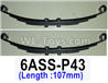 HG P602 Cushioning steel plate assembly 3 (Length：107mm),2pcs,6ASS-P43
