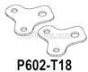 HG P602 Rear leaf spring fixing plate-P602-T18