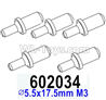 HG P602 Antenna Seat-602034 5pcs,∅5.5x17.5mm M3