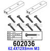 HG P602 Girder connection block-602036,62.4X12X8mm M3