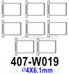 HG P602 Flange pipe A-407-W019,∅4X6.1mm