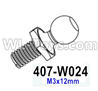 HG P602 Ball bolt M3-407-W024,M3x12mm