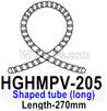 HG P602 Shaped tube (Long)-HGHMPV-205,Length-270mm