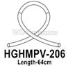 HG P602 PVC transparent tube-HGHMPV-206,Length-64cm