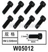 HG P602 W05012 Screws-2.5x6mm,Hexagon HM Screws