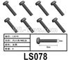 HG P602 LS078 Screws-3x8mm,Hexagon TB Screws