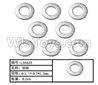 HG P801 P802 Parts-LS5633 washer(8pcs)-3.1X7X0.5mm
