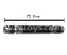 HG P801 P802 Parts-BL-X022 NO.2 Transmission rod (Mediem length)-Length-70.5mm