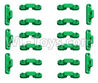 HG P803A HGKC-25 Parts.Truck body buckle.Green Color-Can only be used for HG-P801
