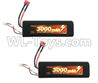 HG P803A G10404 Parts. 7.4V 3000MAH LIPO Battery Packs parts, 7.4V 3000MAH lI-Poli Pack(2pcs)