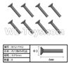 HG P803A 8012-P002 Parts.Inner-Hexagon KM screws. Total 8pcs. The size is Φ3X6mm