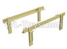 HG P803A JK-03-3/4 Parts.Truck Body support frame. Total 2pcs. (Yellow-Can only be used for HG-P802)