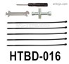 HG P806 HTBD-016. Auxiliary tools. 2 wrenches, 1 screwdriver, cable tie