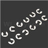 HSP 94188 spare parts-02037 E-Clip(12pcs),HSP 94188 RC Car Truck Parts,HSP 1:10 RC Truck Spare parts Accessories,HSP 94188 Official Parts
