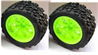 HSP 94188 spare parts-08071-01 wheel complete(Wheel Rim 08008+Tire 08043)-Include the Tire lether and wheel-Green(2 Set),HSP 94188 RC Car Truck Parts,HSP 1:10 RC Truck Spare parts Accessories,HSP 94188 Official Parts