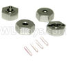 HSP 94188 spare parts-122042 102042 02100 02134-06 Upgrade Aluminum Wheel Hex Mount(4pcs)-Gray,Upgrade HSP 94188 RC Car Truck Parts,Upgrade HSP 1:10 RC Truck Spare parts Accessories,HSP 94188 Upgrade Parts