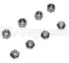 HSP 94188 spare parts-122048（02102)-01 Upgrades M3 Aluminum Alloy Locknuts(8pcs)-Silver,Upgrade HSP 94188 RC Car Truck Parts,Upgrade HSP 1:10 RC Truck Spare parts Accessories,HSP 94188 Upgrade Parts