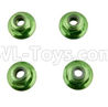 HSP 94188 spare parts-122049 (02055)-01 Upgrades M4 Aluminum Alloy Locknuts(4pcs)-Green,Upgrade HSP 94188 RC Car Truck Parts,Upgrade HSP 1:10 RC Truck Spare parts Accessories,HSP 94188 Upgrade Parts