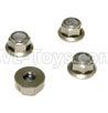 HSP 94188 spare parts-122049 (02055)-02 Upgrades M4 Aluminum Alloy Locknuts(4pcs)-Gray,Upgrade HSP 94188 RC Car Truck Parts,Upgrade HSP 1:10 RC Truck Spare parts Accessories,HSP 94188 Upgrade Parts
