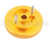 HSP 94188 spare parts-122206 122006 (02068)-03 Upgrade Aluminum LightWeight Flywheel-Golden,Upgrade HSP 94188 RC Car Truck Parts,Upgrade HSP 1:10 RC Truck Spare parts Accessories,HSP 94188 Upgrade Parts