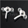 HSP 94188 spare parts-122211 122011 (02165)-01 Upgrade Aluminum Rear Hub Carrier(Left and Right-2pcs)-Silver,Upgrade HSP 94188 RC Car Truck Parts,Upgrade HSP 1:10 RC Truck Spare parts Accessories,HSP 94188 Upgrade Parts