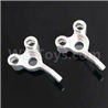 HSP 94188 spare parts-122212 122012 02166-01 Upgrade Aluminum Steering Hub(Left and Right-2pcs)-Silver,Upgrade HSP 94188 RC Car Truck Parts,Upgrade HSP 1:10 RC Truck Spare parts Accessories,HSP 94188 Upgrade Parts