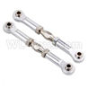 HSP 94188 spare parts-166617 166017 106017 (06016 08042)-03 Upgrade Aluminum Front or Rear Servo Link Rod(2pcs)-Silver,Upgrade HSP 94188 RC Car Truck Parts,Upgrade HSP 1:10 RC Truck Spare parts Accessories,HSP 94188 Upgrade Parts