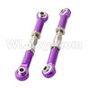 HSP 94188 spare parts-166617 166017 106017 (06016 08042)-07 Upgrade Aluminum Front or Rear Servo Link Rod(2pcs)-Purple,Upgrade HSP 94188 RC Car Truck Parts,Upgrade HSP 1:10 RC Truck Spare parts Accessories,HSP 94188 Upgrade Parts