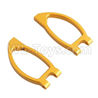 HSP 94188 spare parts-188818 188018 (08048)-03 Upgrade Aluminum Front Upper Arm(2pcs)-Golden,Upgrade HSP 94188 RC Car Truck Parts,Upgrade HSP 1:10 RC Truck Spare parts Accessories,HSP 94188 Upgrade Parts