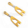 HSP 94188 spare parts-188820 188020-05 Aluminum Rear Upper Arm(2pcs)-Golden,Upgrade HSP 94188 RC Car Truck Parts,Upgrade HSP 1:10 RC Truck Spare parts Accessories,HSP 94188 Upgrade Parts