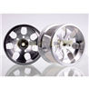 HSP 94188 spare parts-188839-01 Upgrade Aluminum Wheel Rim ,Upgrade Metal Wheel hub(2pcs)-Silver,Upgrade HSP 94188 RC Car Truck Parts,Upgrade HSP 1:10 RC Truck Spare parts Accessories,HSP 94188 Upgrade Parts