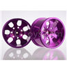 HSP 94188 spare parts-188839-03 Upgrade Aluminum Wheel Rim ,Upgrade Metal Wheel hub(2pcs)-Purple,Upgrade HSP 94188 RC Car Truck Parts,Upgrade HSP 1:10 RC Truck Spare parts Accessories,HSP 94188 Upgrade Parts