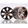 HSP 94188 spare parts-188839-04 Upgrade Aluminum Wheel Rim ,Upgrade Metal Wheel hub(2pcs)-Gray,Upgrade HSP 94188 RC Car Truck Parts,Upgrade HSP 1:10 RC Truck Spare parts Accessories,HSP 94188 Upgrade Parts