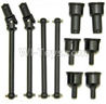 HaiBoXing 12811B Parts-05-01 12604R Front and Rear Drive Shaft Kit(Dog bones)-4pcs & Dogbone Cups(6pcs),HBX 12811B Car Parts,HaiBoXing 12811B RC Truck Spare parts Accessories,1:12 4WD High Speed Buggy Parts