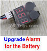 HaiBoXing 12811B Parts-22-08 Upgrade Alarm for the Battery,Can test whether your battery has enouth power,HBX 12811B Car Parts,HaiBoXing 12811B RC Truck Spare parts Accessories,1:12 4WD High Speed Buggy Parts