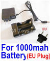 HaiBoXing 12811B Parts-22-10 25206 Charge Box and Charger(Europen Standard Socket)-(Can only be used for 1000mah Battery),HBX 12811B Car Parts,HaiBoXing 12811B RC Truck Spare parts Accessories,1:12 4WD High Speed Buggy Parts