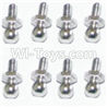 HaiBoXing 12811B Parts-27 H013 Ball Studs(8pcs),HBX 12811B Car Parts,HaiBoXing 12811B RC Truck Spare parts Accessories,1:12 4WD High Speed Buggy Parts