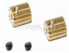 HaiBoXing 12811B Parts-36-05 12528 BRUSHLESS Upgrade Metal Motor Pinion Gears 16T(2pcs) & Set Screws 33mm(2pcs),HBX 12811B Car Parts,HaiBoXing 12811B RC Truck Spare parts Accessories,1:12 4WD High Speed Buggy Parts
