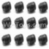 HaiBoXing 12811B Parts-38 S016 Set Screw-3X3mm(12PCS),HBX 12811B Car Parts,HaiBoXing 12811B RC Truck Spare parts Accessories,1:12 4WD High Speed Buggy Parts