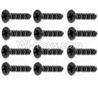 HaiBoXing 12811B Parts-48 S201 Round Head Self Tapping Screws-2.6X25mm(12PCS),HBX 12811B Car Parts,HaiBoXing 12811B RC Truck Spare parts Accessories,1:12 4WD High Speed Buggy Parts