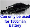 HaiBoXing 12812 Parts-01-02 12600BT Chassis,Bottom frame(The sieze has changed,It can only be used for 1500mAH Battery),HBX 12812 Car Parts,HaiBoXing 12812 RC Truck Spare parts Accessories,1:12 4WD High Speed Buggy Parts