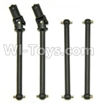 HaiBoXing 12812 Parts-05-02 Front Drive shaft,Front dog bone(2pcs) & Rear drive shaft(2pcs),HBX 12812 Car Parts,HaiBoXing 12812 RC Truck Spare parts Accessories,1:12 4WD High Speed Buggy Parts