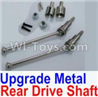 HaiBoXing 12812 Parts-05-06 12711 Upgrade Metal Rear CVD Shaft & nuts & screws & wheel pins & Metal Differential Cup-(Total For Rear Car),HBX 12812 Car Parts,HaiBoXing 12812 RC Truck Spare parts Accessories,1:12 4WD High Speed Buggy Parts