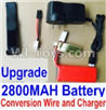 HaiBoXing 12812 Parts-22-04 12633 Official 3.7V 1500mAH Battery(Li-ion Batteries)-4pcs,HBX 12812 Car Parts,HaiBoXing 12812 RC Truck Spare parts Accessories,1:12 4WD High Speed Buggy Parts