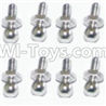 HaiBoXing 12812 Parts-27 H013 Ball Studs(8pcs),HBX 12812 Car Parts,HaiBoXing 12812 RC Truck Spare parts Accessories,1:12 4WD High Speed Buggy Parts