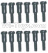 HaiBoXing 12812 Parts-45 S152 Step Screws-3.5X4.5mm-3X4.6mm(12PCS),HBX 12812 Car Parts,HaiBoXing 12812 RC Truck Spare parts Accessories,1:12 4WD High Speed Buggy Parts