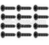 HaiBoXing 12812 Parts-48 S201 Round Head Self Tapping Screws-2.6X25mm(12PCS),HBX 12812 Car Parts,HaiBoXing 12812 RC Truck Spare parts Accessories,1:12 4WD High Speed Buggy Parts