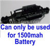 HaiBoXing 12813 Parts-01-02 12600BT Chassis,Bottom frame(The sieze has changed,It can only be used for 1500mAH Battery),HBX 12813 Car Parts,HaiBoXing 12813 RC Truck Spare parts Accessories,1:12 4WD High Speed Buggy Parts