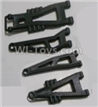 HaiBoXing 12813 Parts-04-01 12603 Front And Rear Suspension Arms,Front And Rear Swing Arm(Total 4PCS),HBX 12813 Car Parts,HaiBoXing 12813 RC Truck Spare parts Accessories,1:12 4WD High Speed Buggy Parts