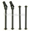 HaiBoXing 12813 Parts-05-02 Front Drive shaft,Front dog bone(2pcs) & Rear drive shaft(2pcs),HBX 12813 Car Parts,HaiBoXing 12813 RC Truck Spare parts Accessories,1:12 4WD High Speed Buggy Parts